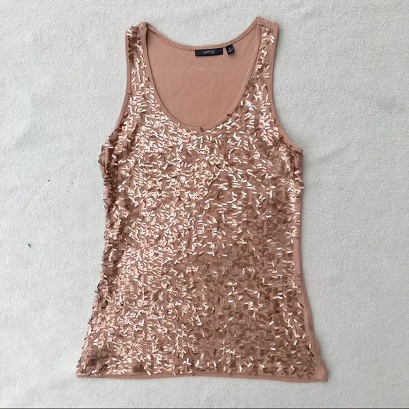 Apt. 9 Tops - Apt. 9 Sequin Tank size S